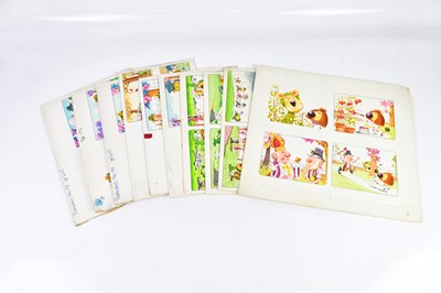 Lot 162 - BILL MEVIN; a group of ten original storyboard...