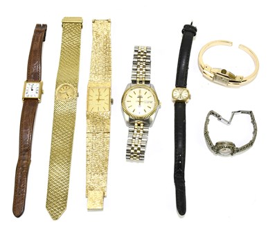 Lot 1710 - A group of seven various watches, including a...