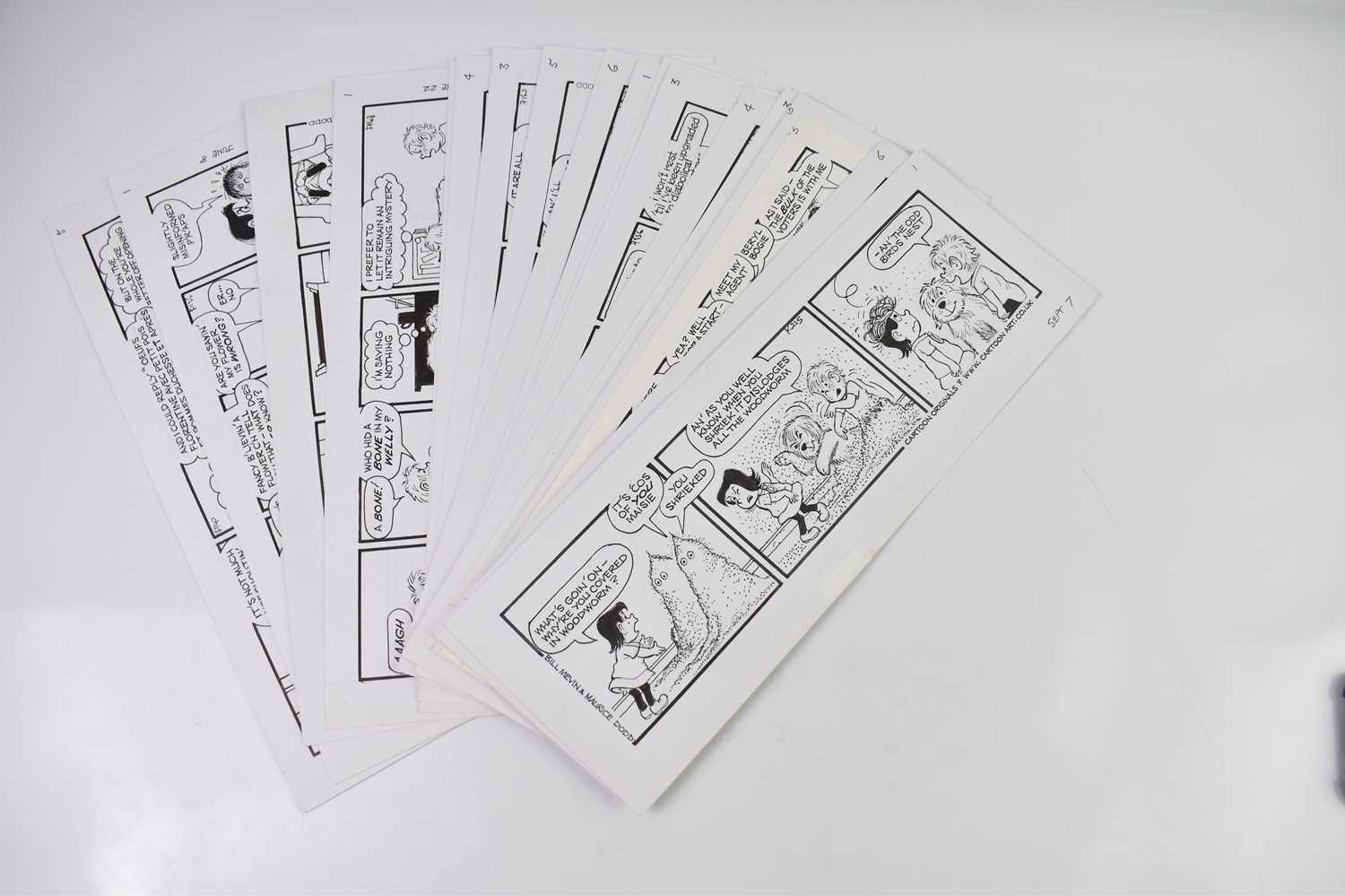 Lot 26 - BILL MEVIN (AND MAURICE DODD); twenty black...