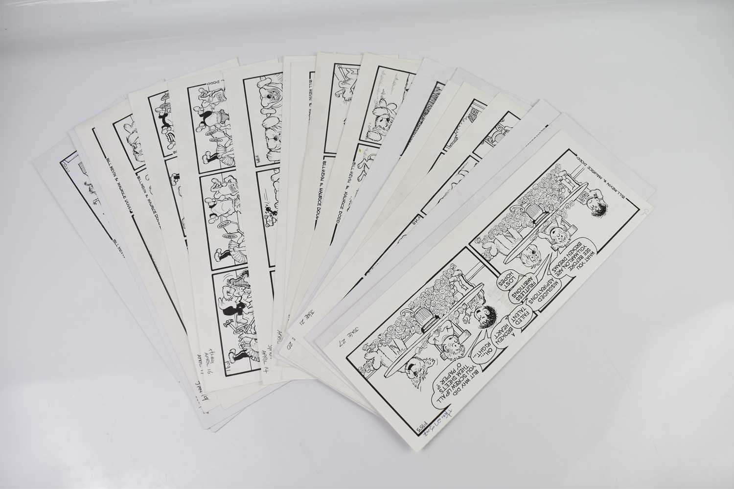 Lot 34 - BILL MEVIN (AND MAURICE DODD); twenty black...