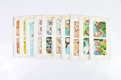 Lot 6 - BILL MEVIN; ten original storyboard hand...