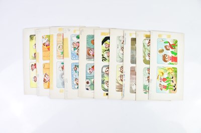 Lot 8 - BILL MEVIN; ten original storyboard hand...