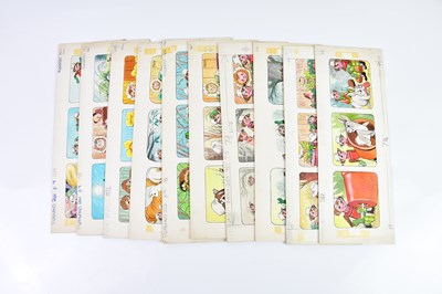 Lot 9 - BILL MEVIN; ten original storyboard hand...