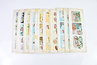 Lot 12 - BILL MEVIN; ten original storyboard hand...