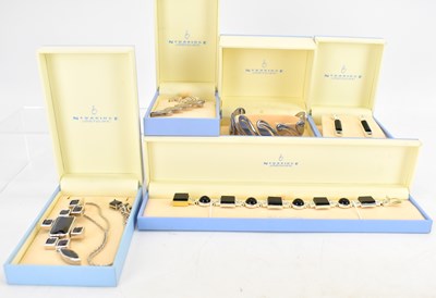 Lot 1050 - NEWBRIDGE SILVERWARE; five boxed items of...