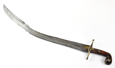 Lot 512 - A 19th century Turkish Kilij, the 26.5" curved...