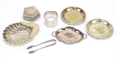Lot 2341 - MARTIN, HALL & CO; an Edward VII hallmarked...