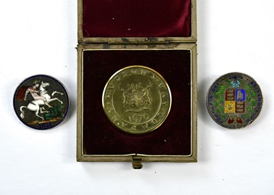 Lot 2378 - Two 19th century silver crowns formed into...