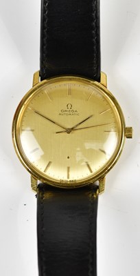 Lot 562 - OMEGA; an 18ct yellow gold gentleman's...