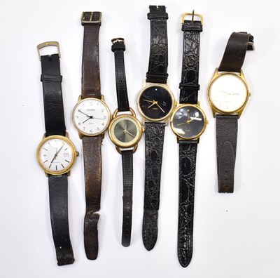 Lot 1077 - Six various gentlemen's watches to include...