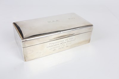 Lot 2251 - WALKER & HALL; a hallmarked silver George V...