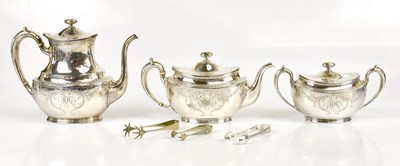 Lot 2004 - J E CALDWELL & CO; a George V sterling silver...