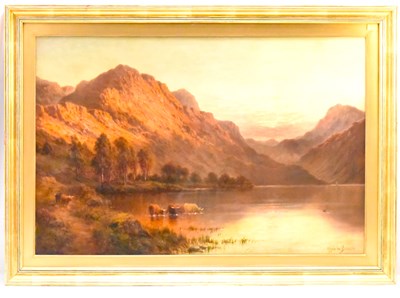 Lot 759 - ALFRED DE BREANSKI SNR (1852-1928); oil on...