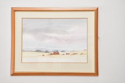 Lot 1806 - RENE RICHARD; watercolour, landscape with...