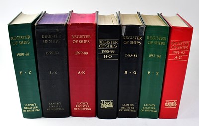 Lot 713 - LLOYD'S REGISTER OF SHIPPING LONDON; seventeen...