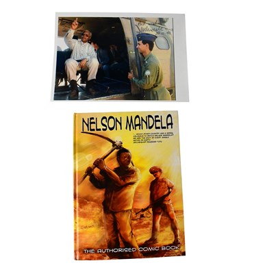 Lot 744 - NELSON MANDELA; a copy of 'Nelson Mandela: The...