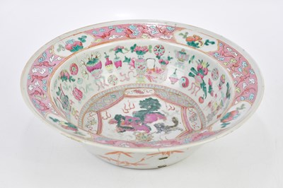 Lot 2584 - A 19th century Chinese Famille Rose bowl,...