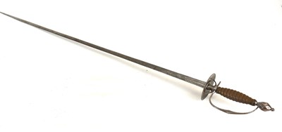 Lot 540 - An 18th century French smallsword, the blade...