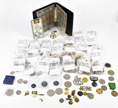 Lot 2381 - A collection of mainly foreign coins including...