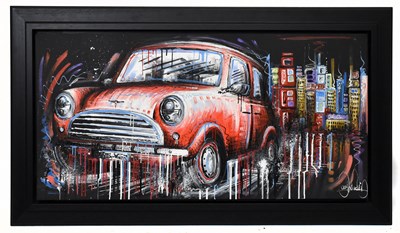 Lot 1332 - SAMANTHA ELLIS; oil on canvas, 'Escaping the...