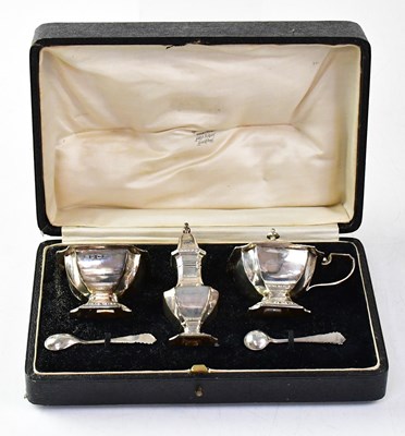 Lot 911 - EDWARD BARNARD & SONS; a matched hallmarked...