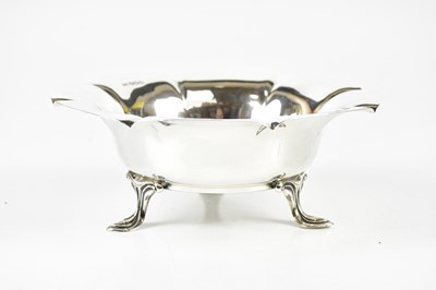 Lot 2056 - AITKEN BROS; a George V hallmarked silver bowl,...
