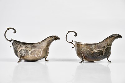 Lot 2087 - BARNSLEY & CO; a pair of George V hallmarked...