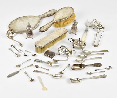 Lot 2209 - A harlequin set of five hallmarked silver...