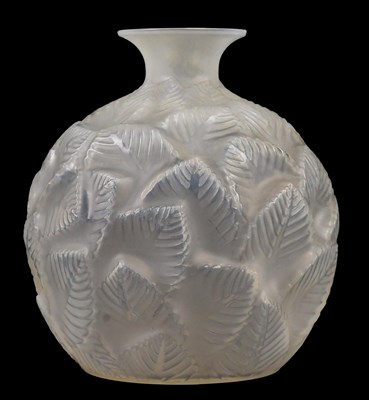 Lot 2110 - RENE LALIQUE; a clear and frosted glass...