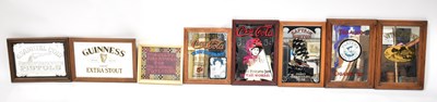 Lot 71 - A quantity of small advertising mirrors...