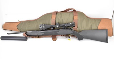 Lot 476 - HAMMERLI; a Blackout .22 air rifle with Nikkor...