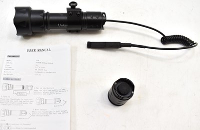 Lot 479 - Rifle or pistol fitted Unique UV torch with...