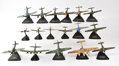 Lot 549 - A quantity of painted cast metal scale models...