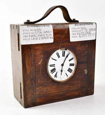Lot 1060 - An early 20th century night watchman's watch,...
