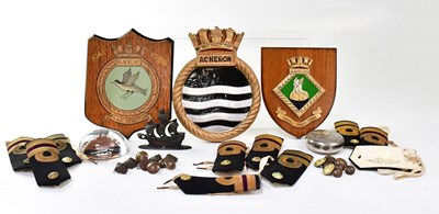 Lot 719 - Maritime related objects to include two wooden...
