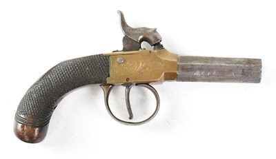 Lot 435 - A 19th century 120 bore percussion cap pocket...