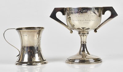 Lot 2025 - An Edward VII hallmarked silver christening...