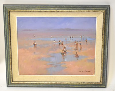 Lot 764 - GEORGE THOMPSON (1934-2019); oil on canvas,...