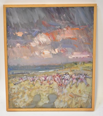 Lot 767 - HITCHMOUGH? (British, 20th century); oil on...
