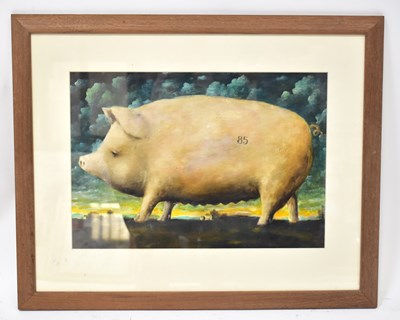 Lot 810 - 20TH CENTURY ENGLISH SCHOOL; acrylic, study of...