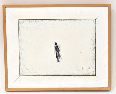 Lot 763 - FRED SUMNER; oil on board, 'Figure Turning',...