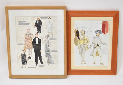 Lot 796 - PETER STREETWOOD; colour pencil and...