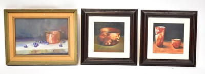 Lot 773 - PAUL STONE; a pair of oils on board, 'Sienna...