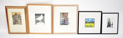 Lot 753 - Twelve paintings, sketches and prints by...