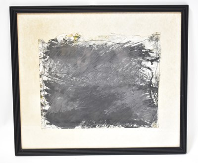 Lot 816 - RODNEY DIXON; charcoal, oil and graphite...