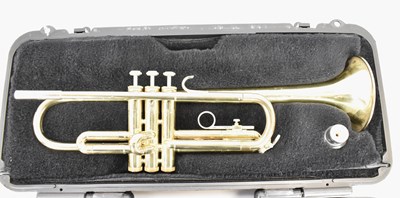 Lot 827 - BACH; a brass trumpet, model 1530, serial no....