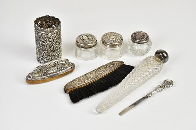 Lot 2419 - GEORGE BRACE; a Victorian hallmarked silver...