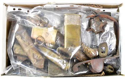 Lot 525 - A quantity of various sword hilt parts and...