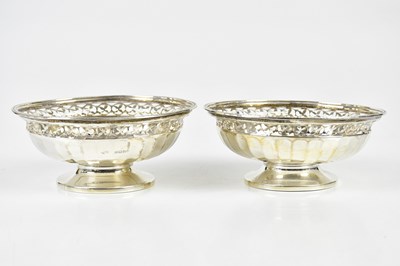 Lot 2077 - ADIE BROS LTD; a pair of George V hallmarked...