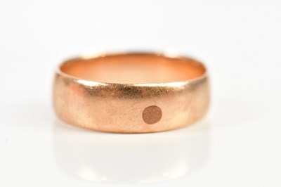 Lot 2412 - A yellow metal gentleman's ring, size X,...